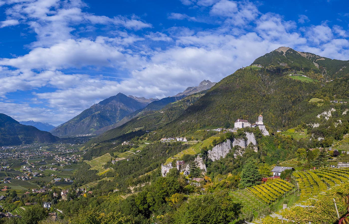 Panorama sulla Val Passiria